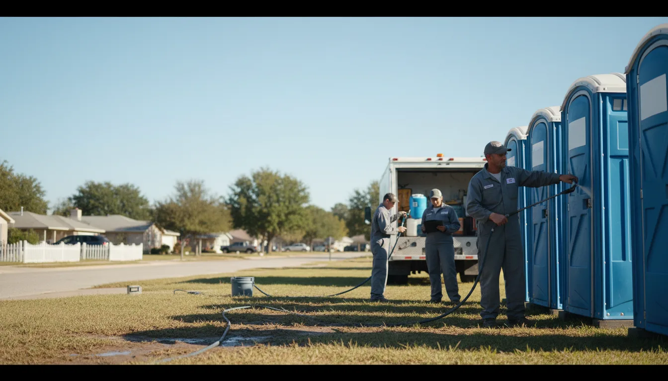 Long-Term Portable Toilet Rental in Voss, TX near me